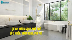 Lợi ích nước sạch nhà phố