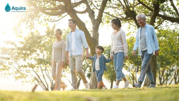 Khu dân cư xanh với hệ thống nước sạch Aquira